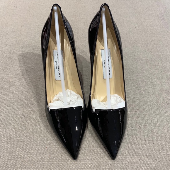 Jimmy Choo black patten leather heels. NWT - Picture 2 of 5
